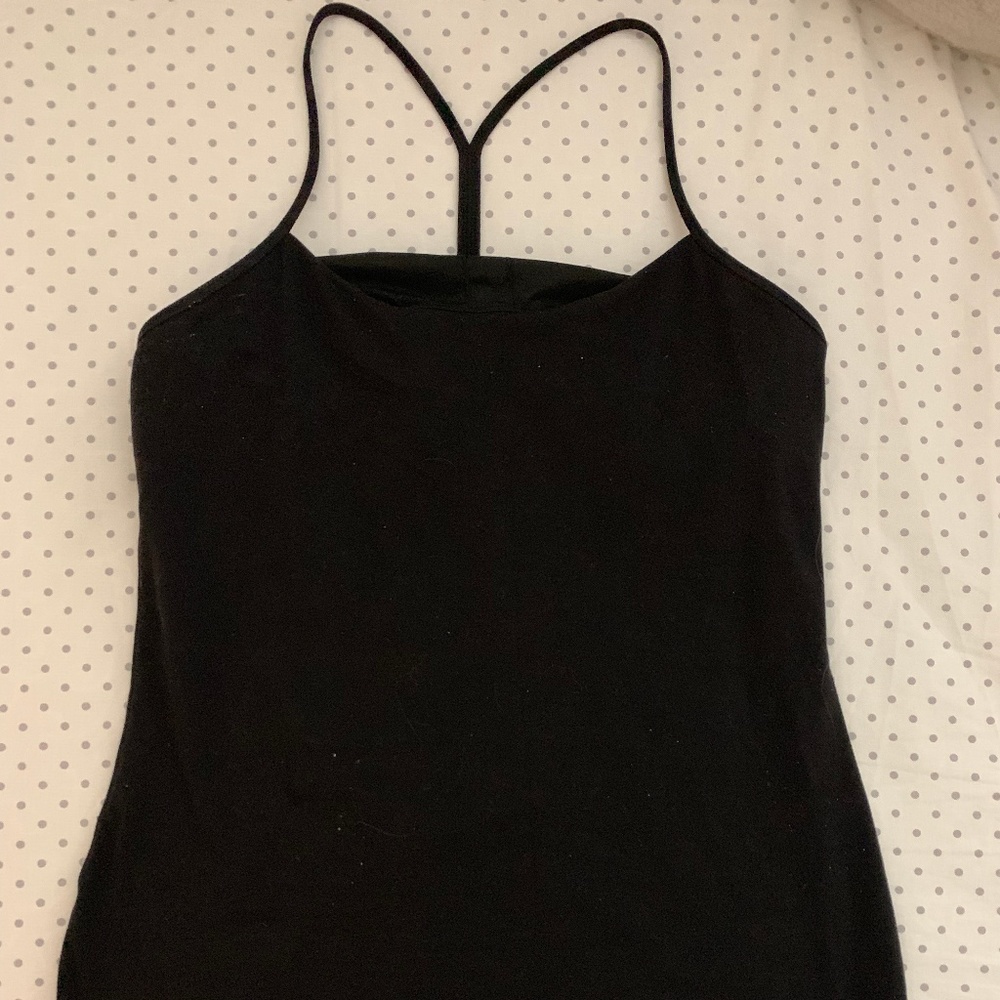 LULULEMON POWER Y TANK - BLACK